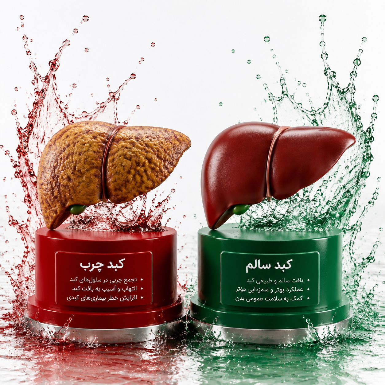 پک گیاهی کمک درمان کبد چرب با هزینه ارسال